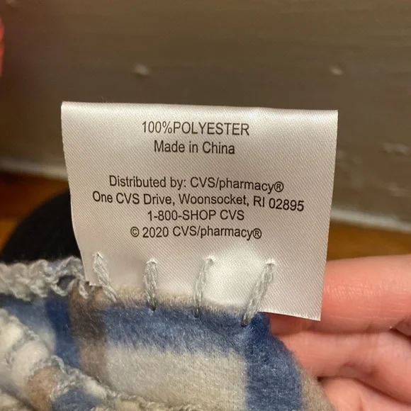 NWOT Soft Plaid Pet Blanket in Blue, Brown, and Ivory - Picture 5 of 5